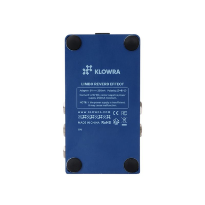 Klowra Limbo Single Footswitch Multi-Type Reverb Pedal
