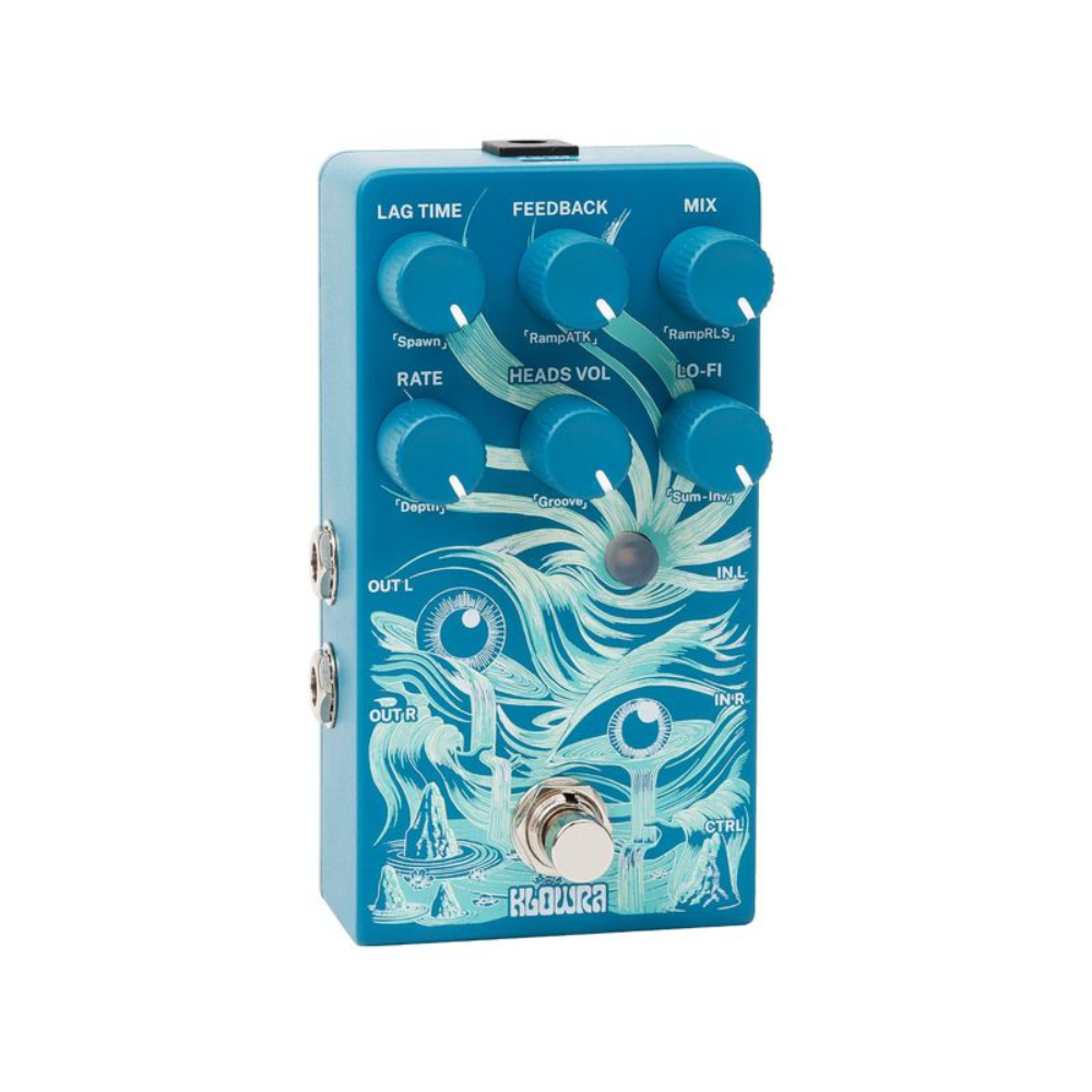 Klowra Rilum Single Footswitch Multi-Head Delay Pedal
