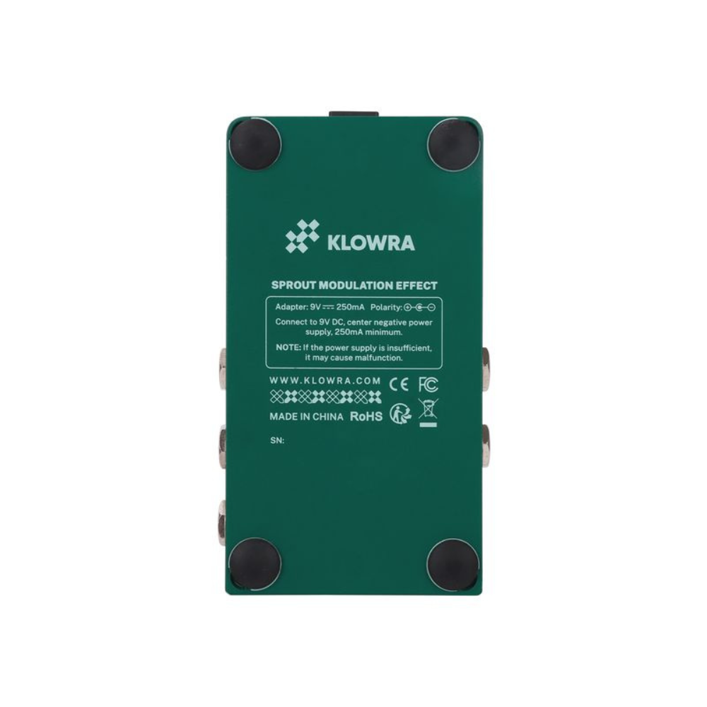 Klowra Sprout Single Footswitch Multi-Type Modulation Pedal
