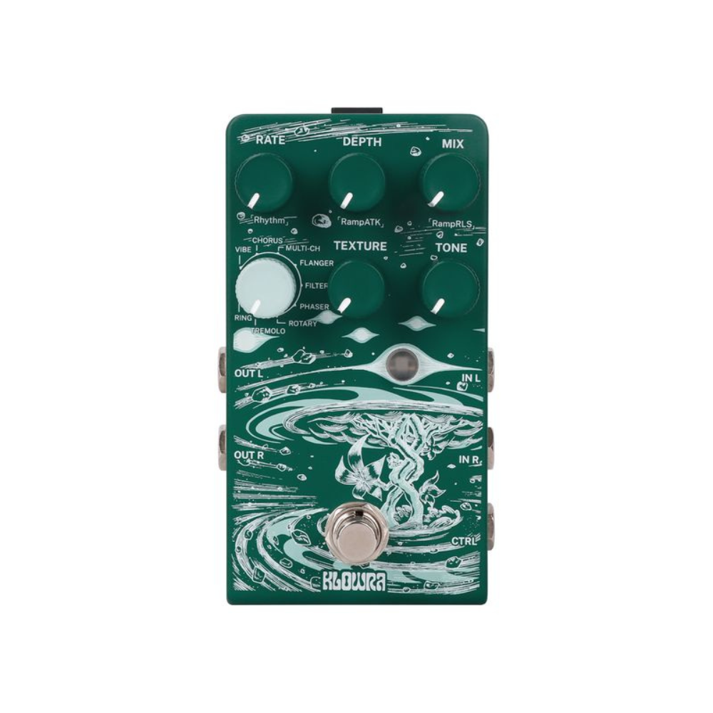 Klowra Sprout Single Footswitch Multi-Type Modulation Pedal
