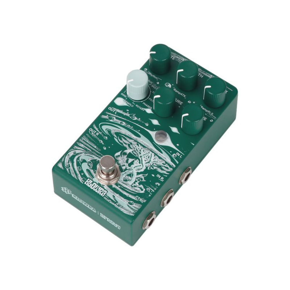 Klowra Sprout Single Footswitch Multi-Type Modulation Pedal
