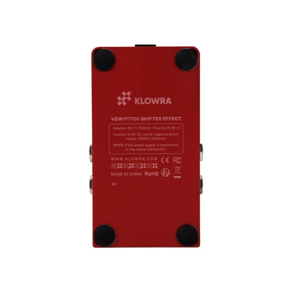 Klowra Vein Single Footswitch Multi-Type Pitch-Shifter &amp; Harmonic Pedal
