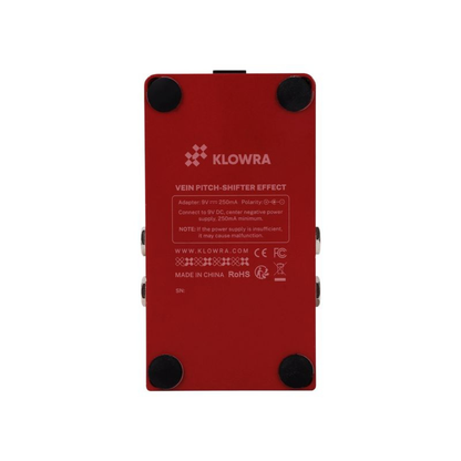 Klowra Vein Single Footswitch Multi-Type Pitch-Shifter &amp; Harmonic Pedal
