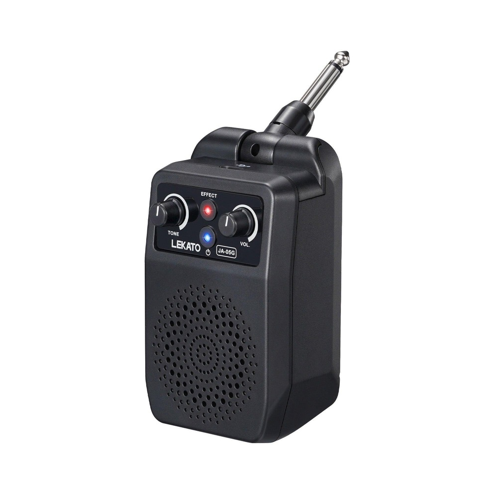 LEKATO JA-05G Electric Guitar Amp 5W Bluetooth 4 Effects Clean Distortion Overdrive Reverb
