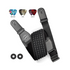 LEKATO LGS-1 5 Rows 3D Sponge 45"-55" Filling Guitar Strap Set w/ 6 Picks

