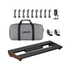 LEKATO PB-01S Guitar Pedal Board w/ Built-in Power Supply(15x5.1x1.6")
