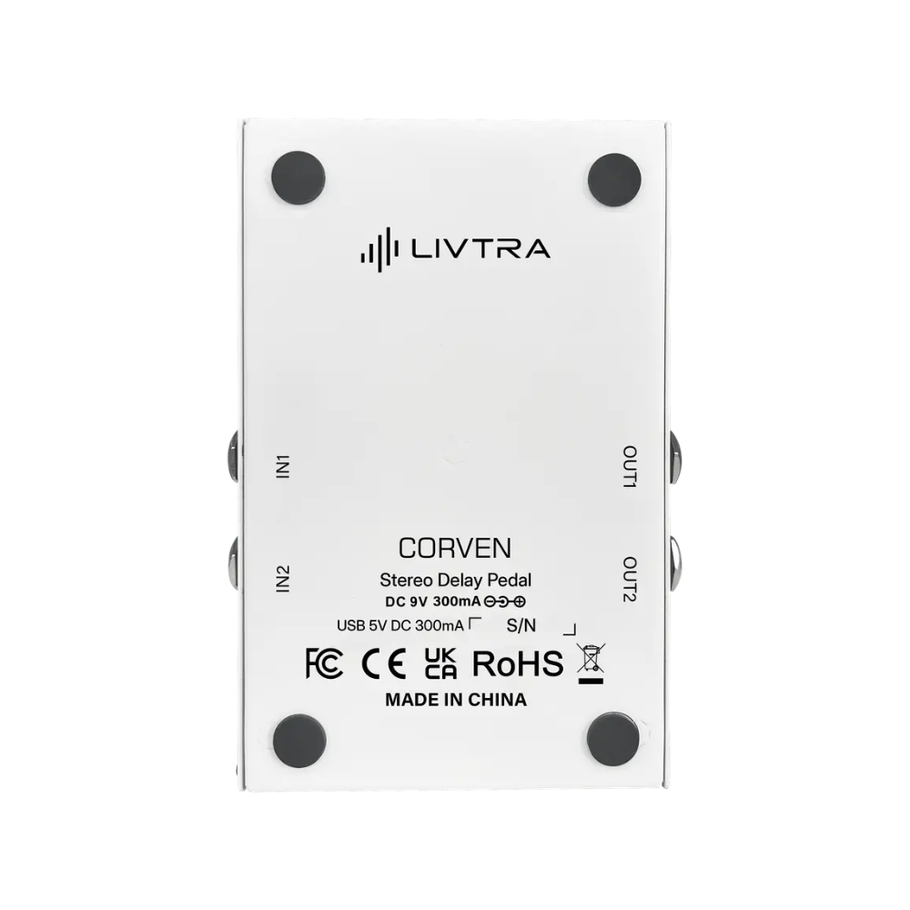 Livtra Music CORVEN Stereo Delay Pedal
