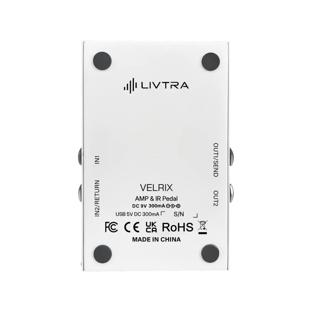 Livtra Music VELRIX Amp &amp; Cab Pedal
