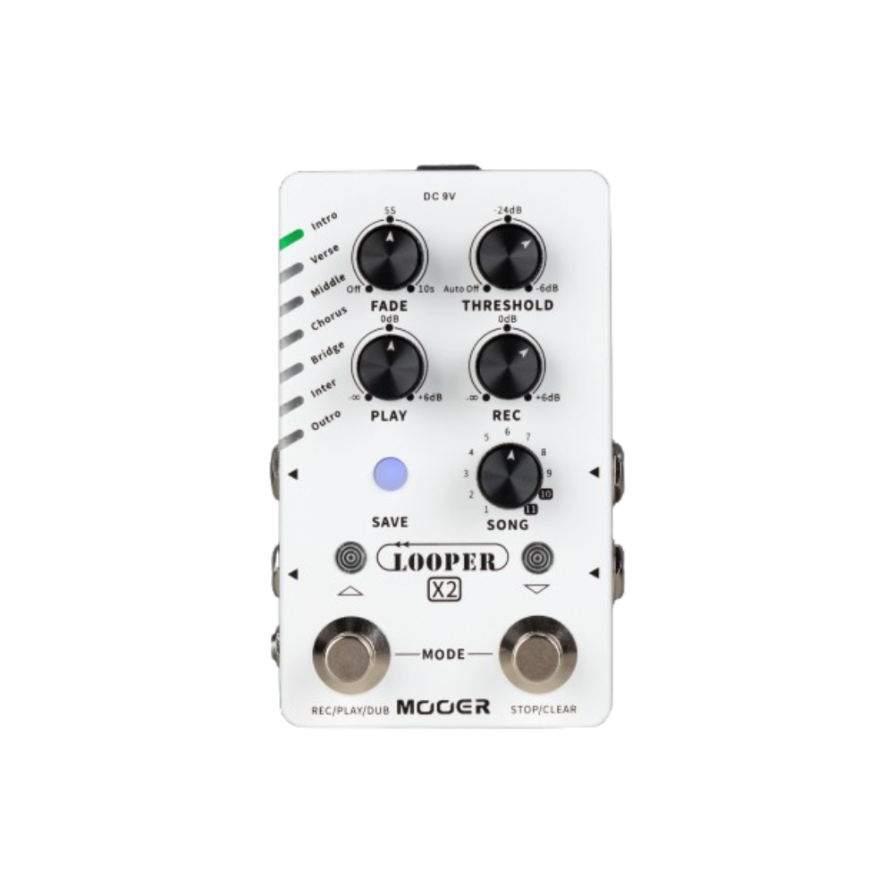Mooer Looper X2 Stereo Looper Pedal
