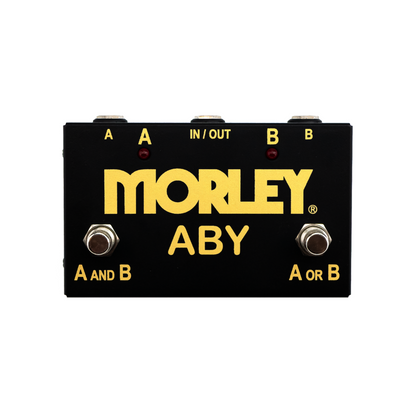 Morley Gold Series ABY 2-button Switcher/Combiner Pedal
