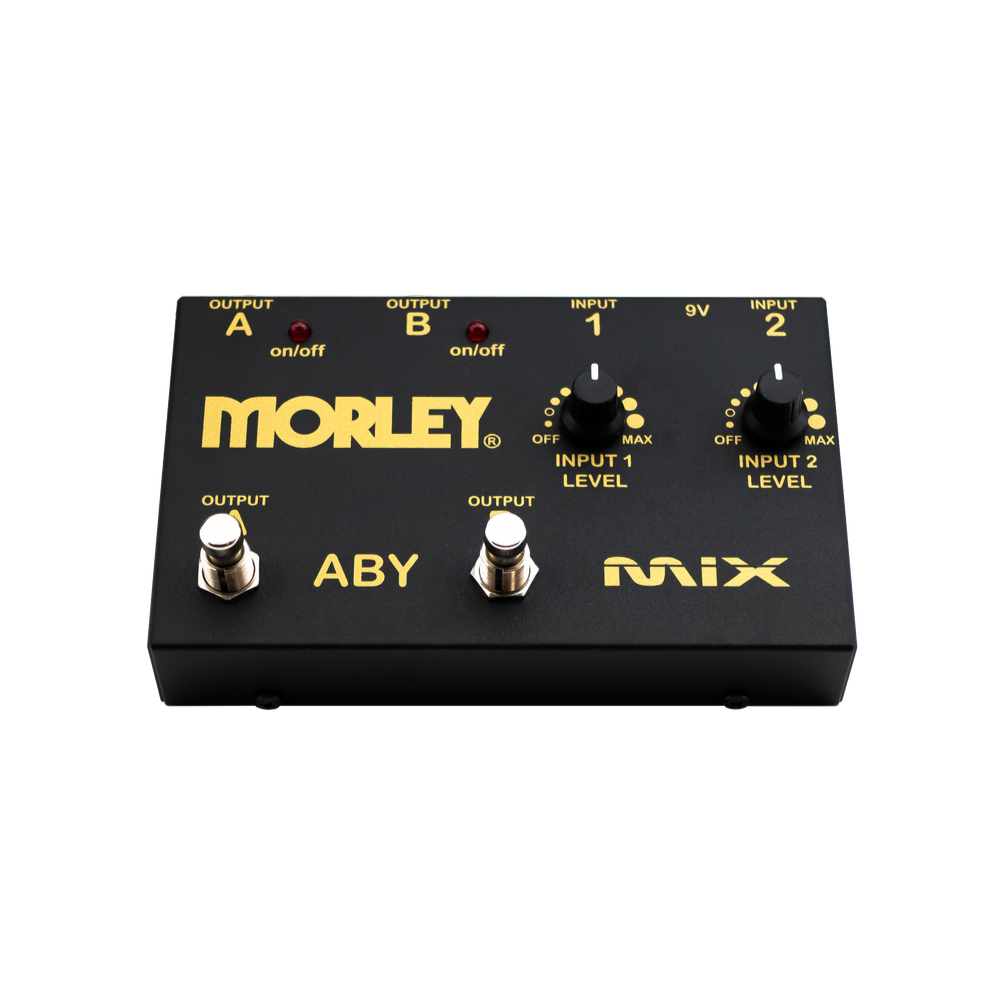 Morley Gold Series ABY MIX 2-button Switcher/Mixer Pedal