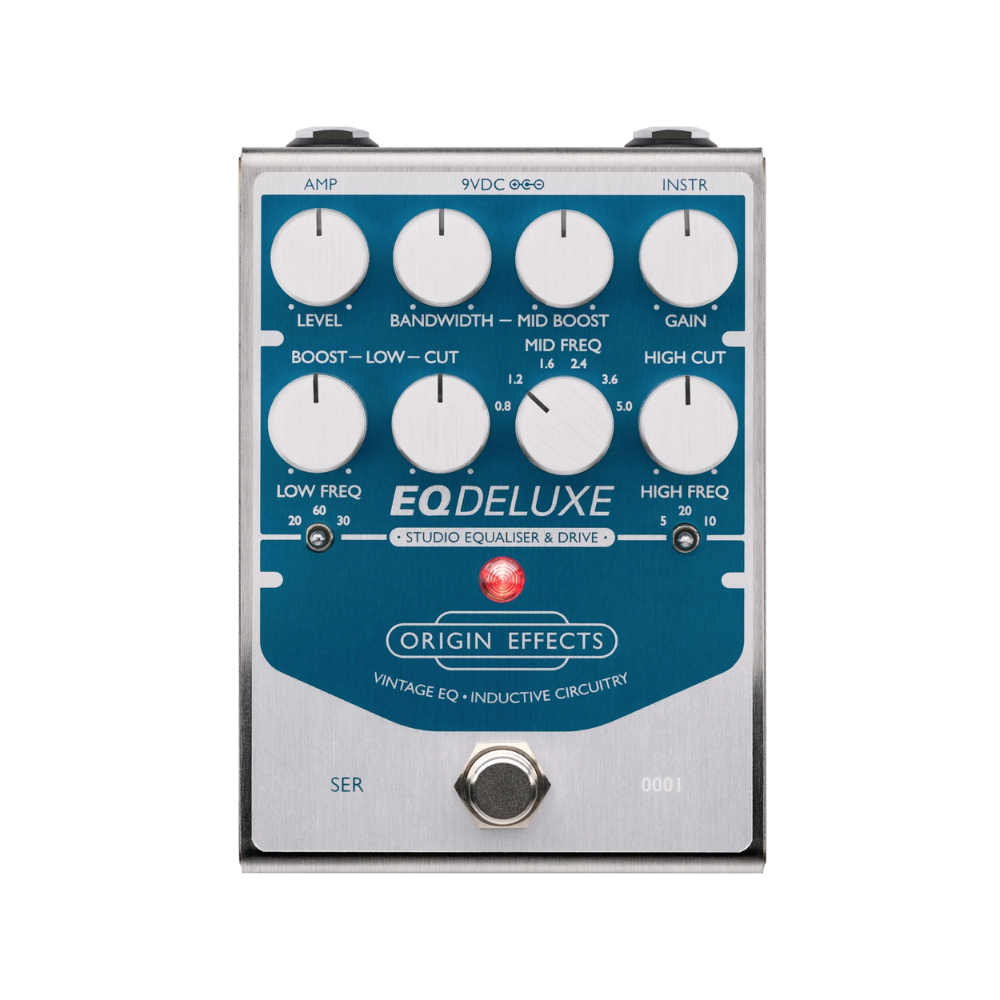 Origin Effects EQDELUXE Studio Equalizer & Overdrive Effect Pedal
