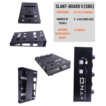 RigMojo XTND (SB5) Slope-Board Modular Pedalboard