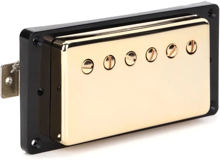 Seymour Duncan Seth Lover Humbucker Pickup Neck Single Conductor, Gold &amp; White