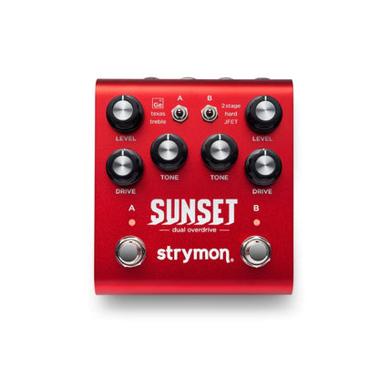 Strymon Sunset Dual Overdrive Pedal Front