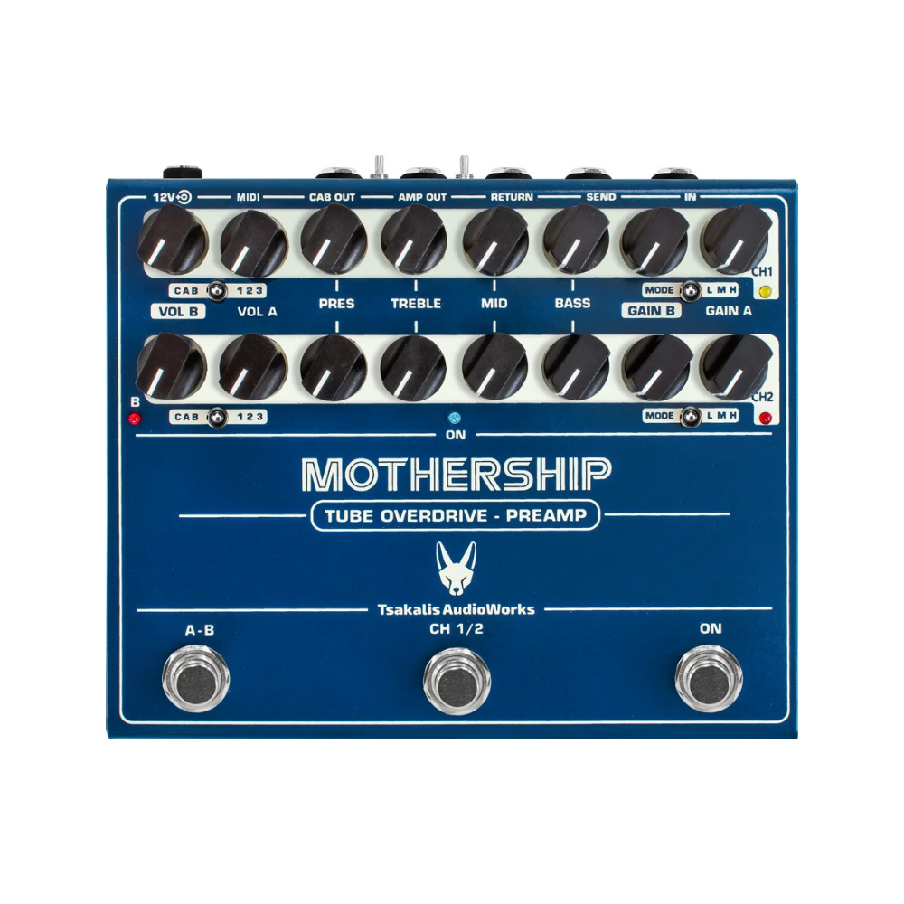 Tsakalis Audioworks MOTHERSHIP - Tube Overdrive – Preamp Pedal