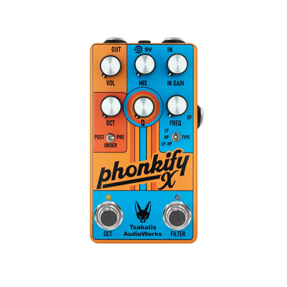 Tsakalis Audioworks PHONKIFY X - Envelope Filter – Wah – Octaves