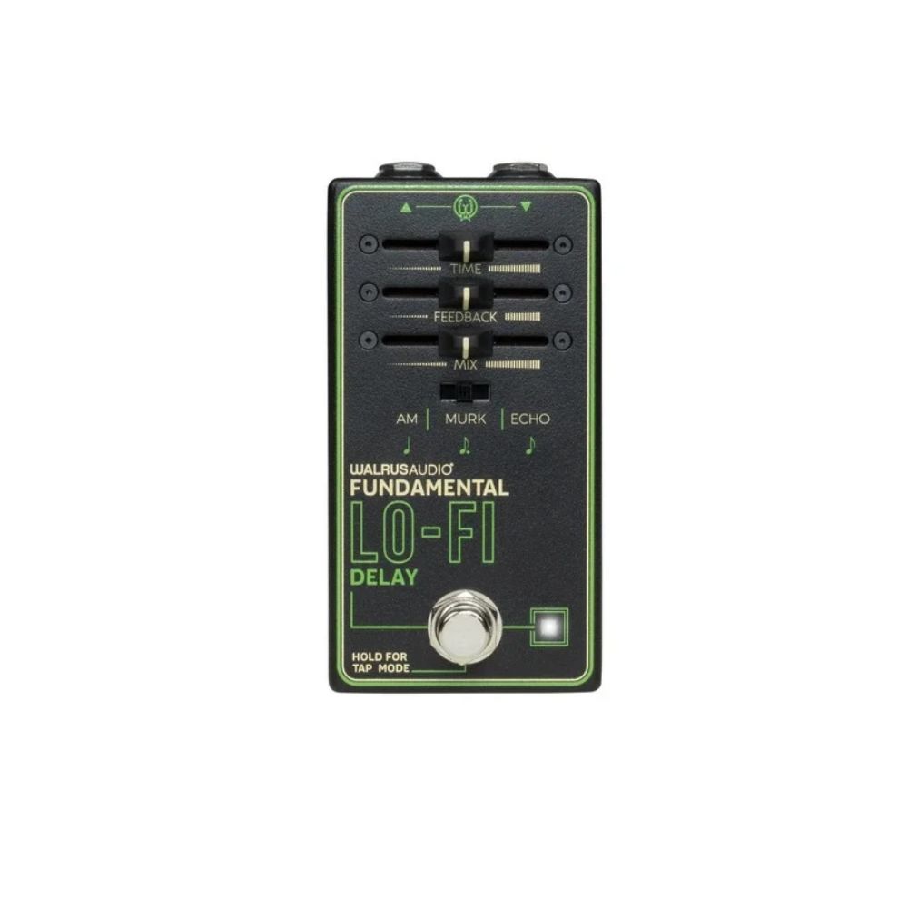 Walrus Audio Fundamental Series Lo-Fi Delay Effect Pedal Front