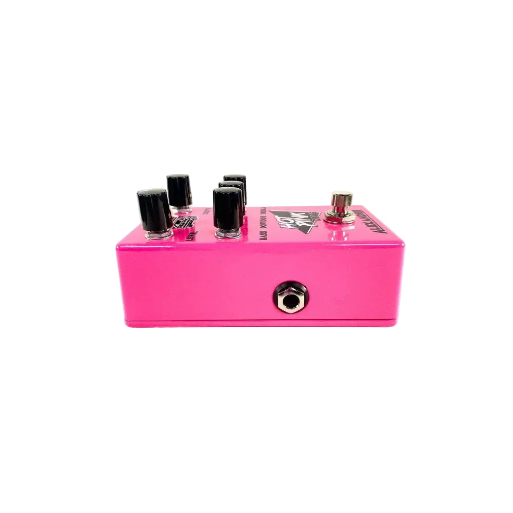 Alexander Pedals Hot Pink Drive Overdrive Pedal Side