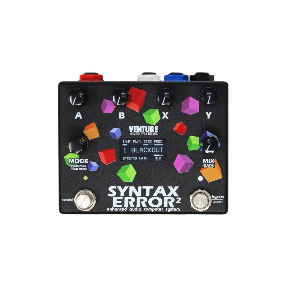 Alexander Pedals Syntax Error 2 Stereo Pitch Shift Pedal Carbon Black