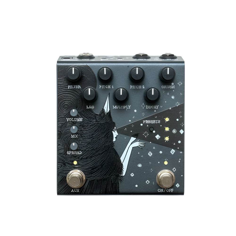 Old Blood Noise Endeavors Dark Star Stereo Soundscape Reverb Pedal Black