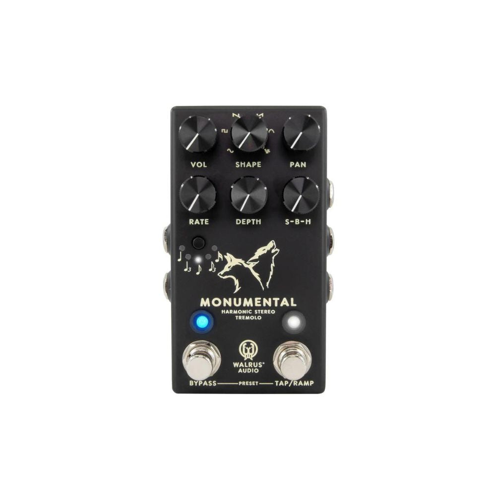 Walrus Audio Monumental Stereo Harmonic Tap Tremolo Effect Pedal