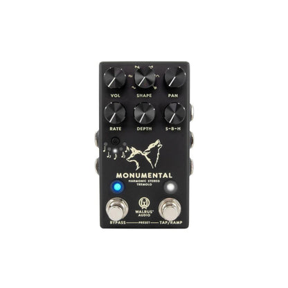 Walrus Audio Monumental Stereo Harmonic Tap Tremolo Effect Pedal