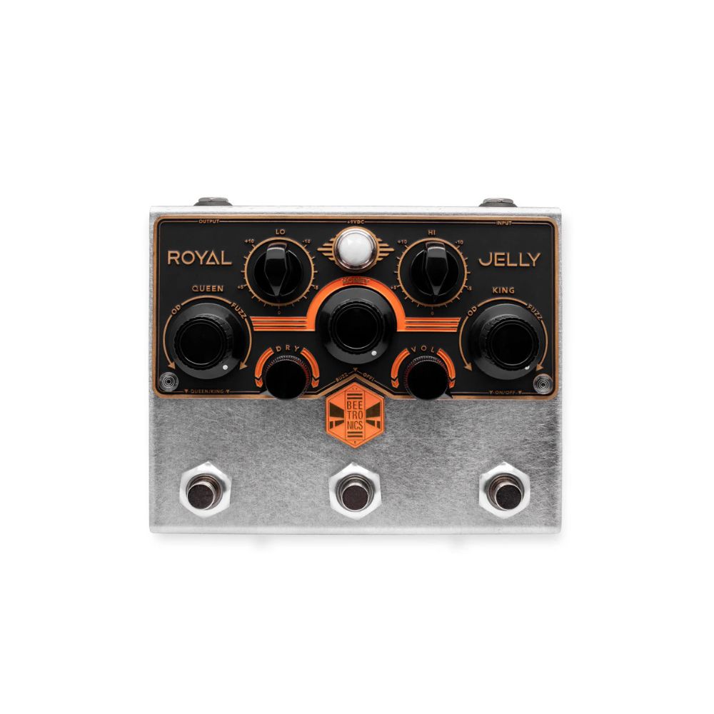 Beetronics Royal Jelly Overdrive / Fuzz Blender Pedal