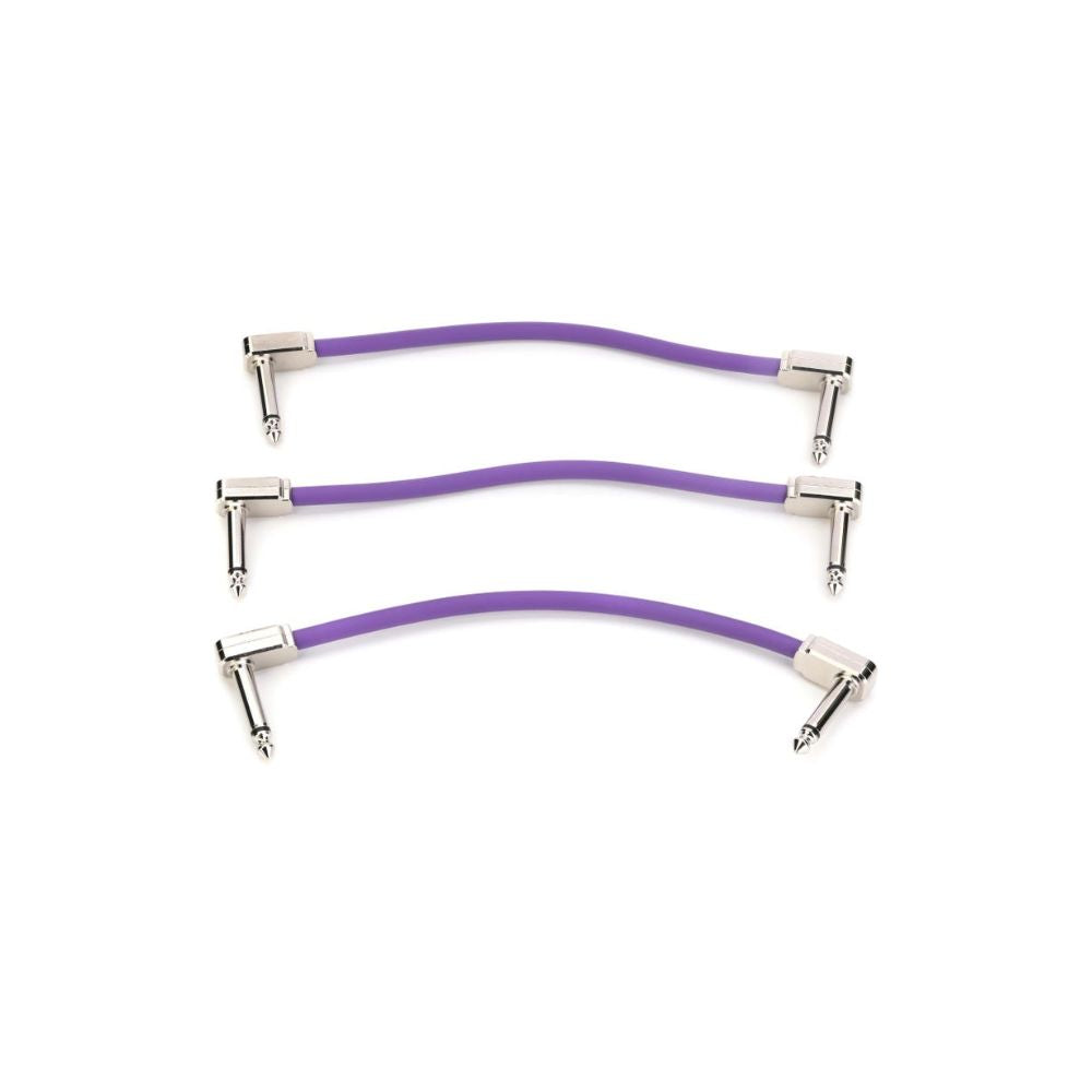 Ernie Ball Flex Patch Cable - 6 inches, 3-pack