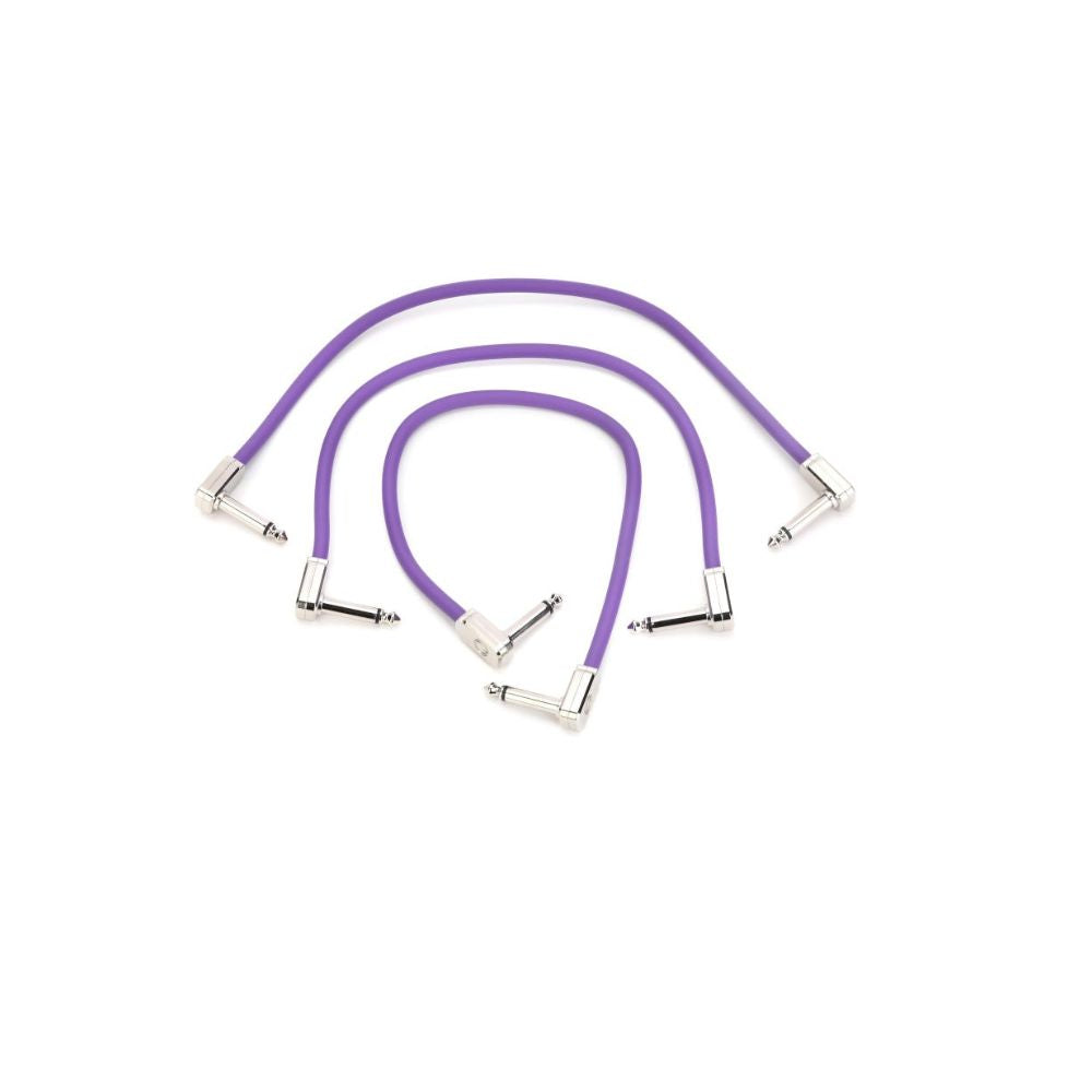 Ernie Ball Flex Patch Cable - 12 inches, 3-pack