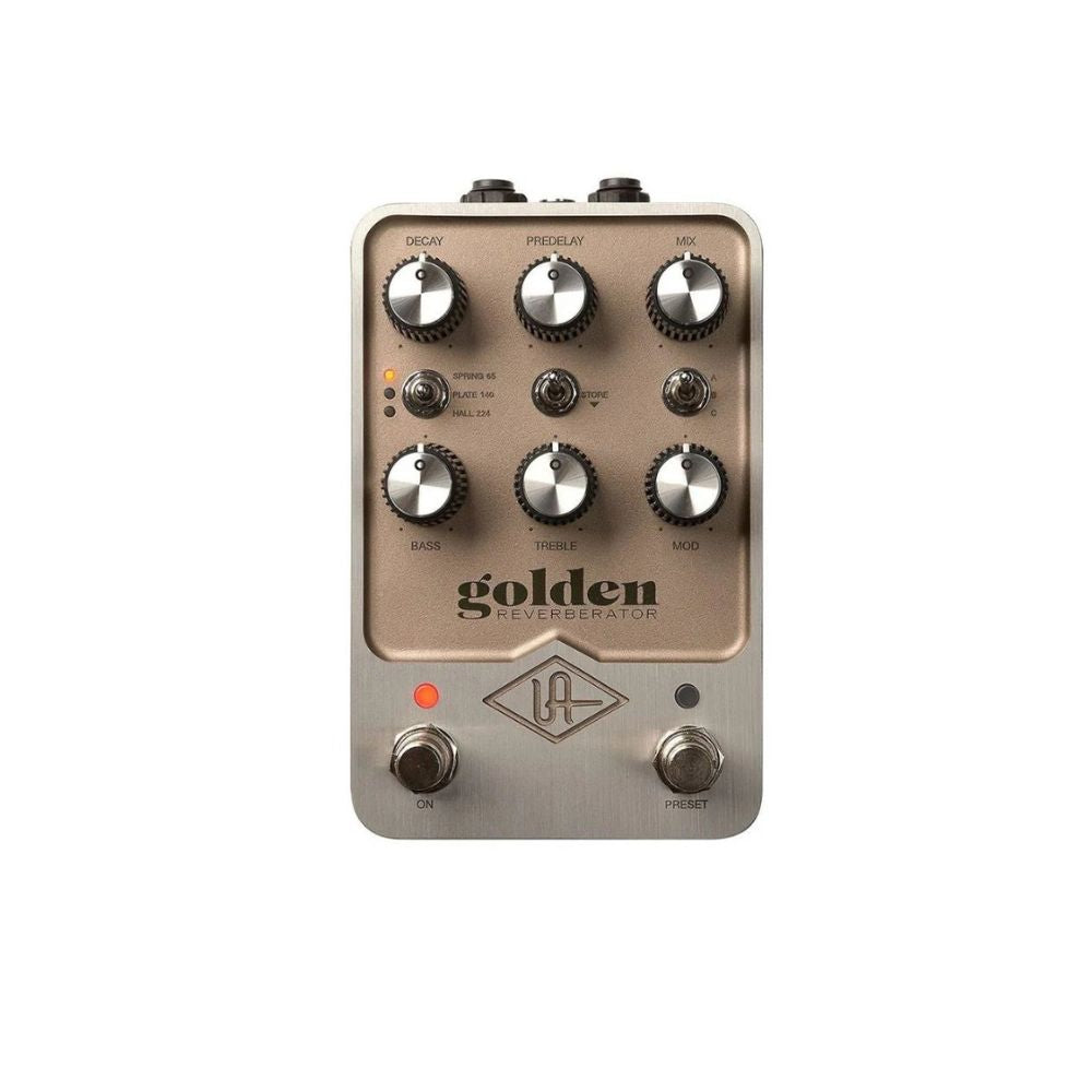 Universal Audio UAFX Golden Reverberator Pedal Front