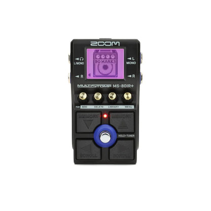 Zoom MS-80 IR+ Amp Sim and Multi-effects Pedal Front