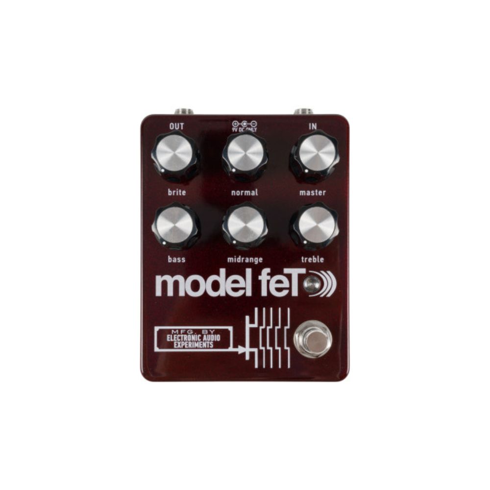 Electronic Audio Experiments Model feT Preamp Pedal (Dragon Blood Red)