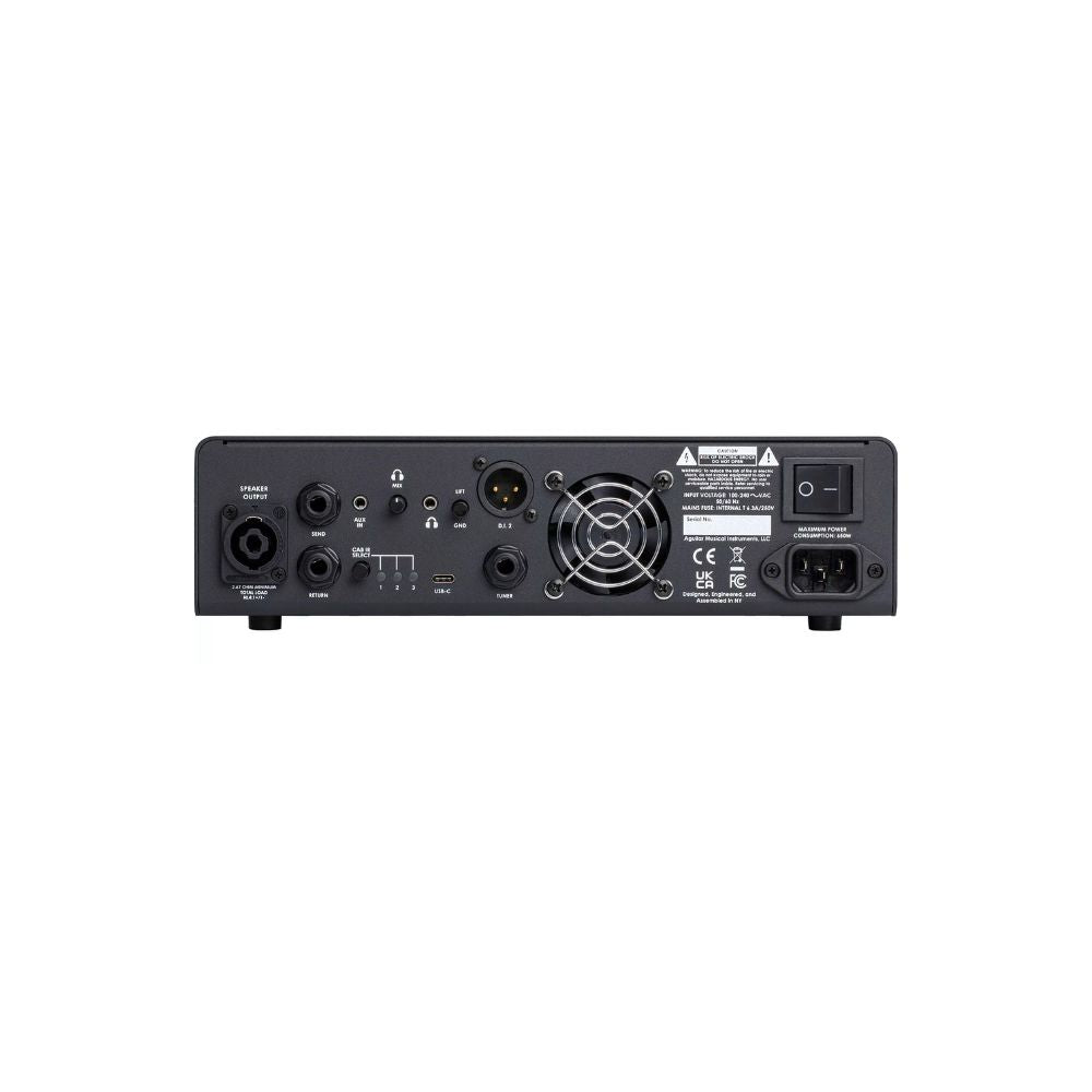 Aguilar AG500V2 Gen 2 500-watt Bass Amplifier Head Rear