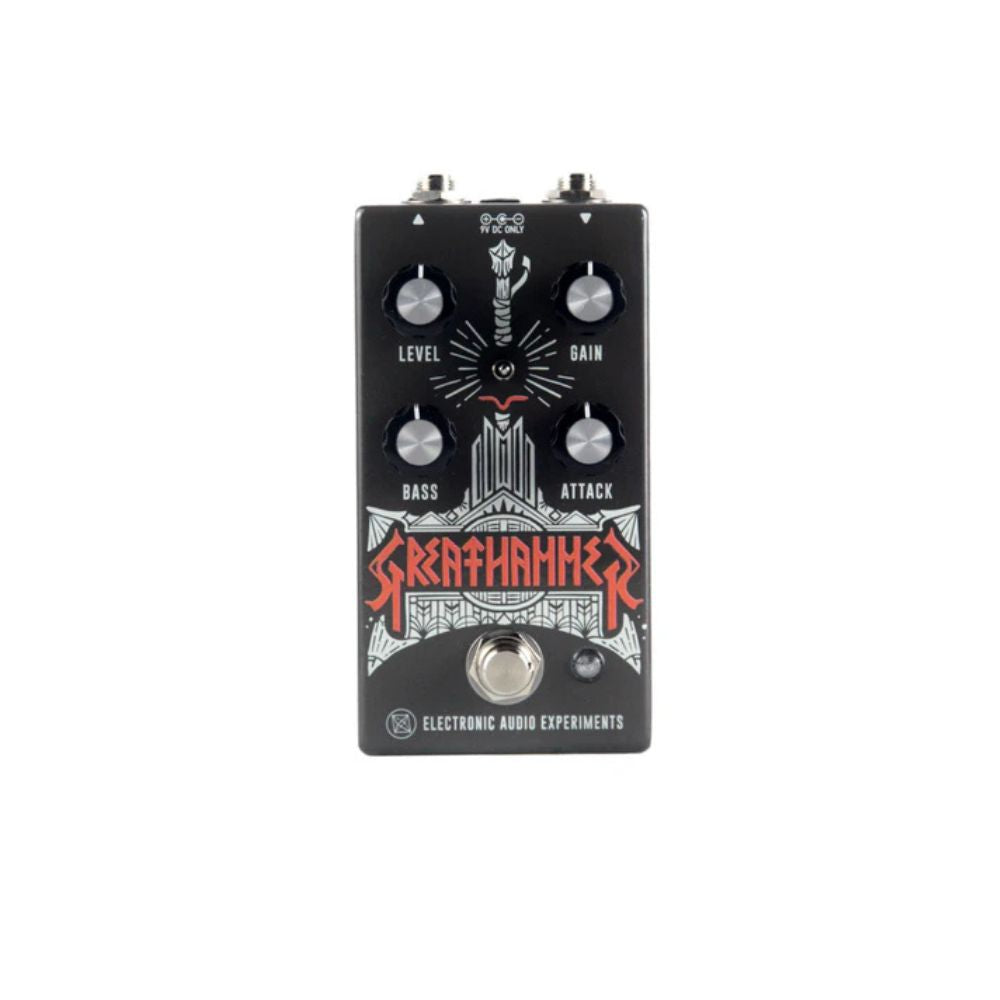Electronic Audio Experiments Greathammer Bass Overdrive Effect Pedal Front