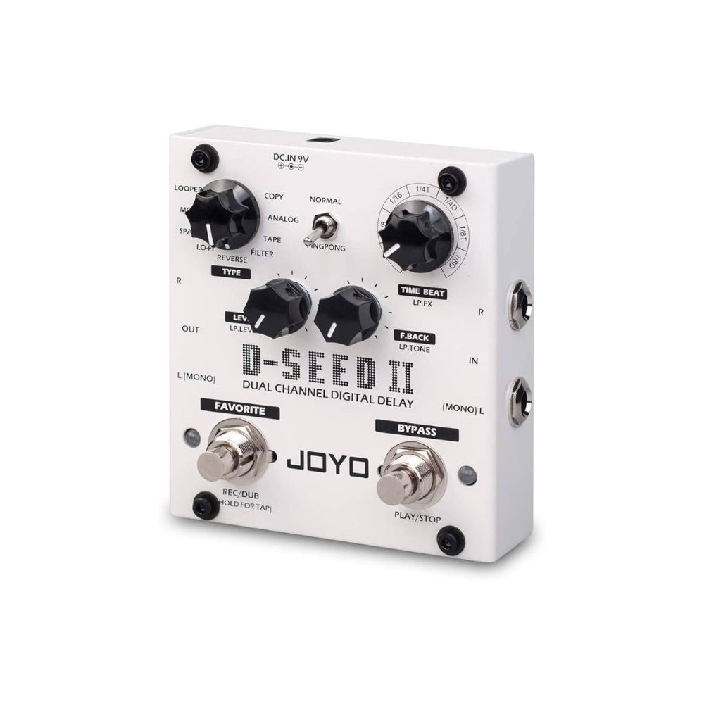 JOYO D Seed II Dual Channel Digital Delay Side