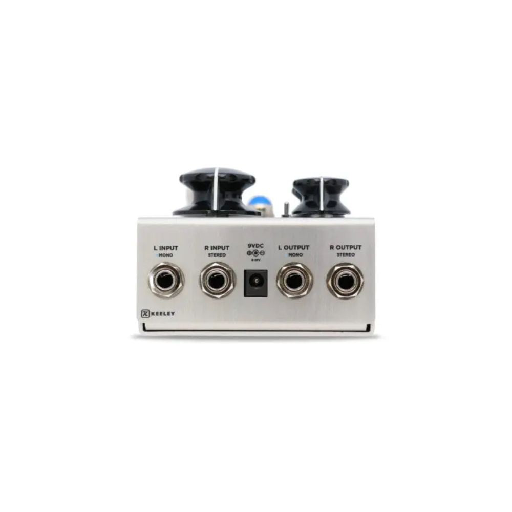 Keeley Electronics ZOMA Stereo Reverb and Tremolo Pedal Rear