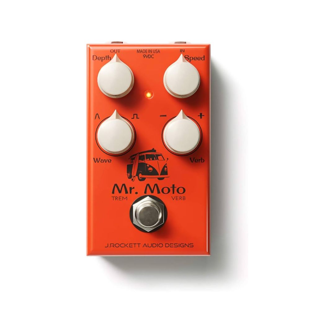 J. Rockett Mr. Moto Tremolo &amp; Reverb Pedal