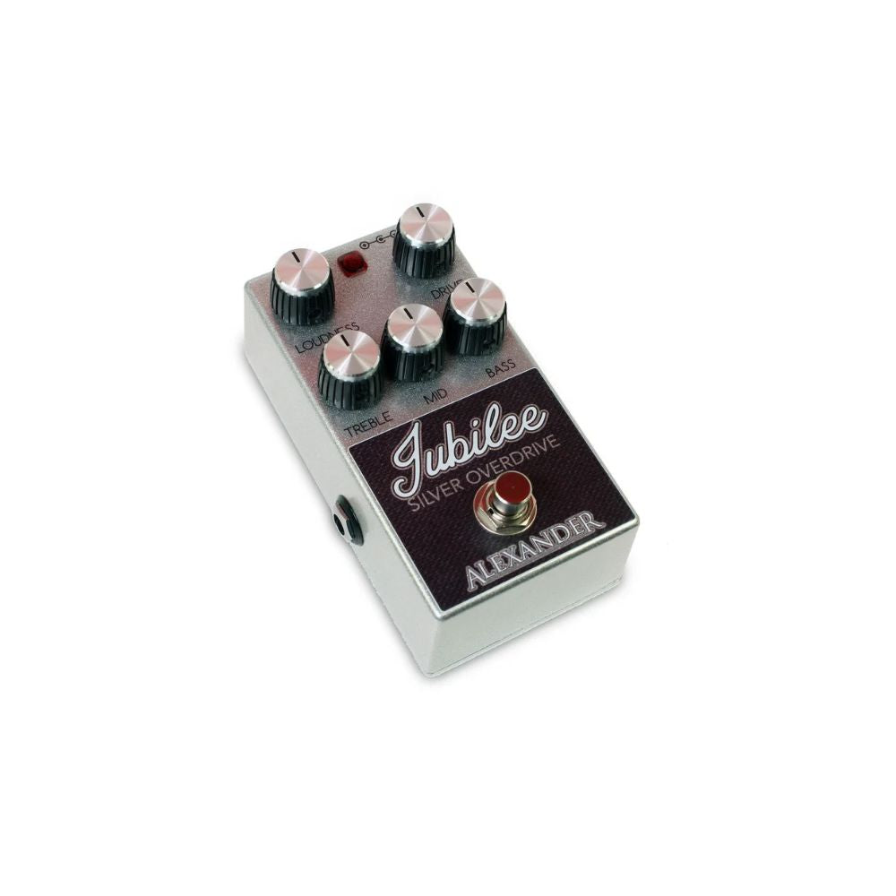Alexander Pedals Jubilee Silver Overdrive Pedal Side