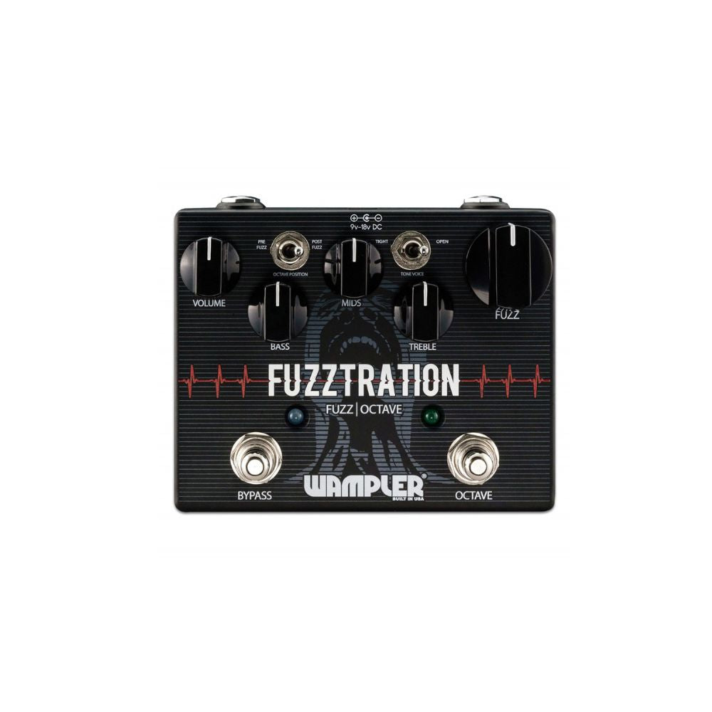 Wampler Fuzztration Fuzz &amp; Octave Pedal Front