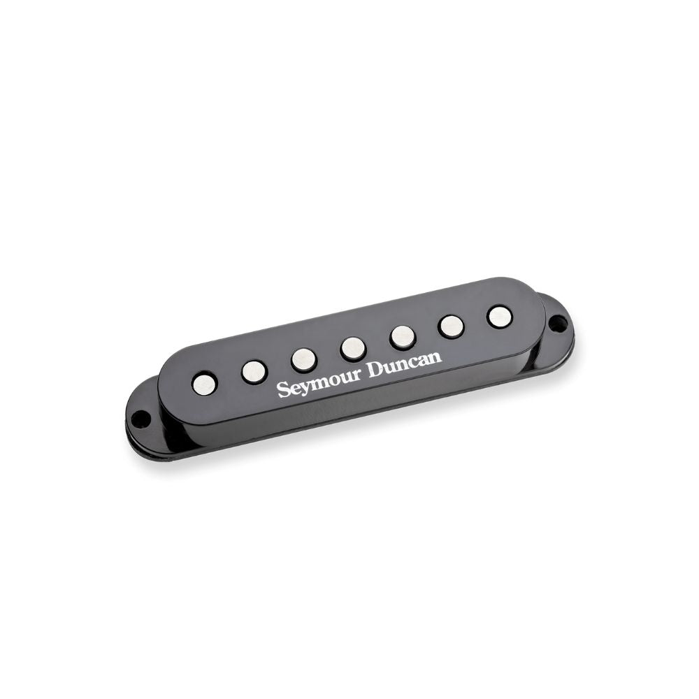 Seymour Duncan Custom Staggered Strat - Medium Output Strat Pickup - 7 Strings - Black