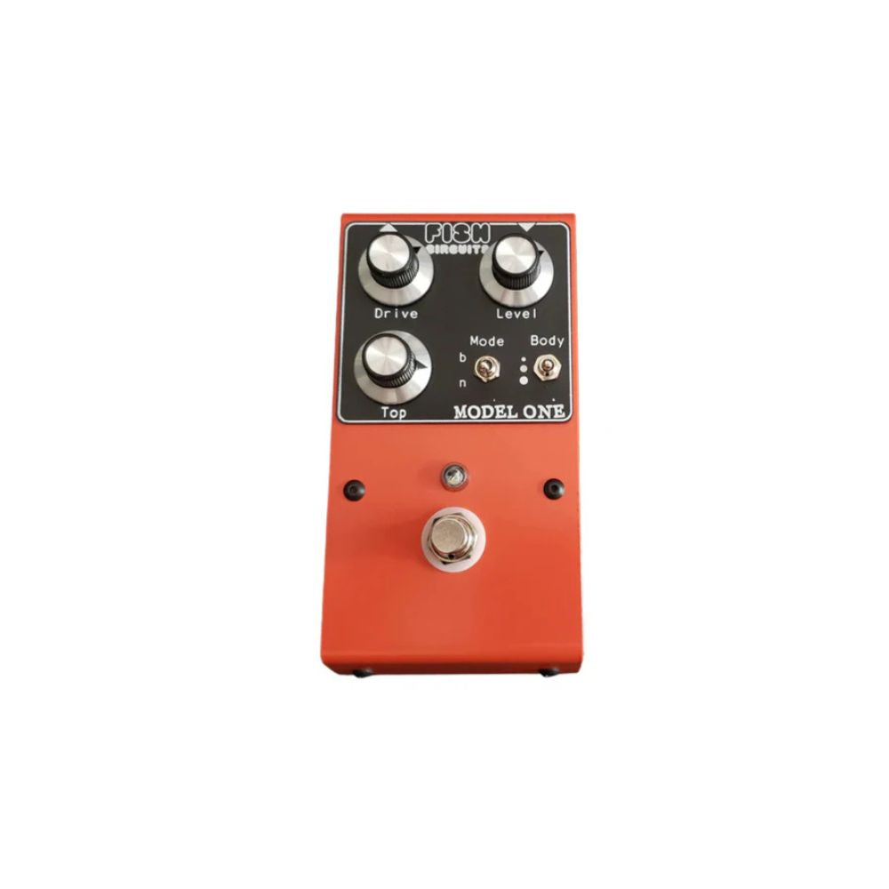 Fish Circuits Model One Overdrive Effect Pedal Front