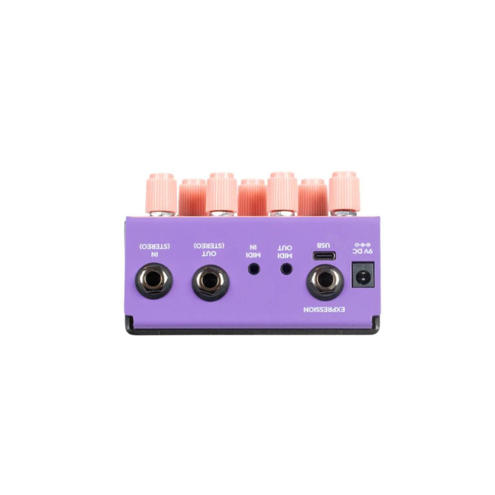Old Blood Noise Endeavors Bathing Liminal Delay Effect Pedal, Orchid Rear