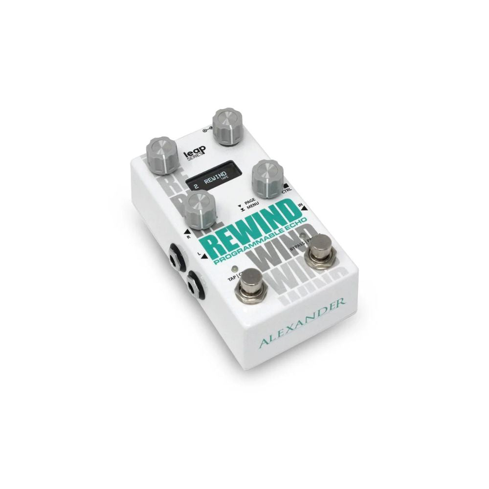 Alexander Pedals Rewind Programmable Delay Pedal Side