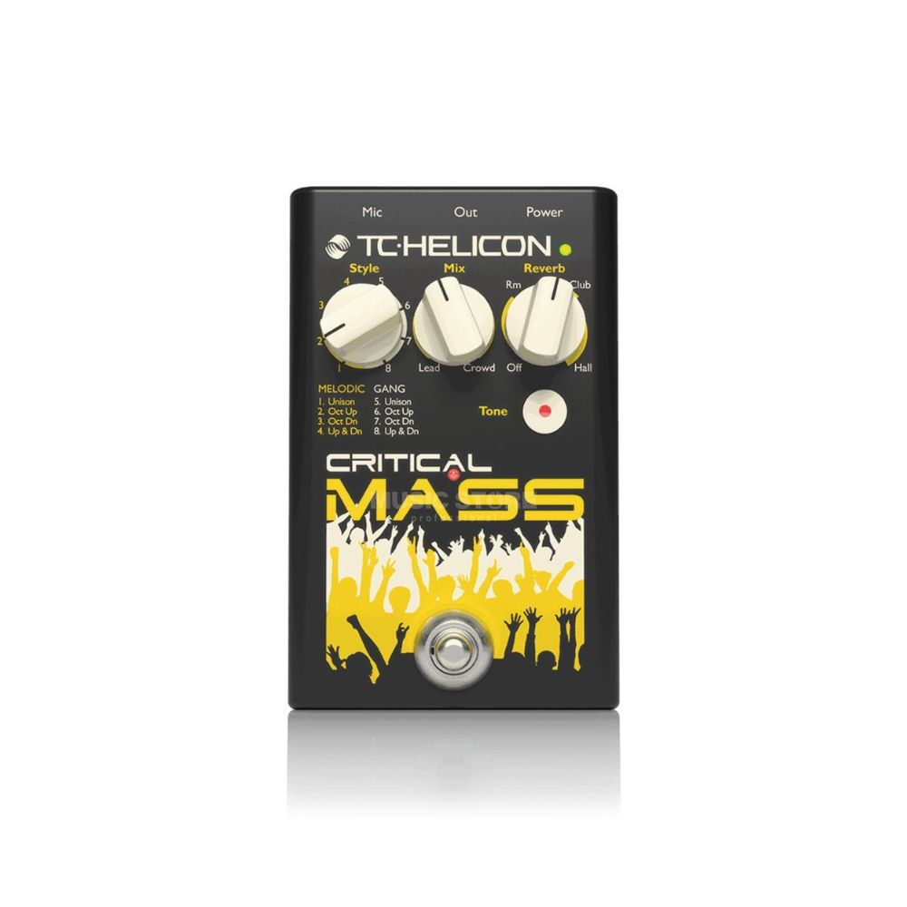 TC Helicon Critical Mass Vocal Effect Pedal