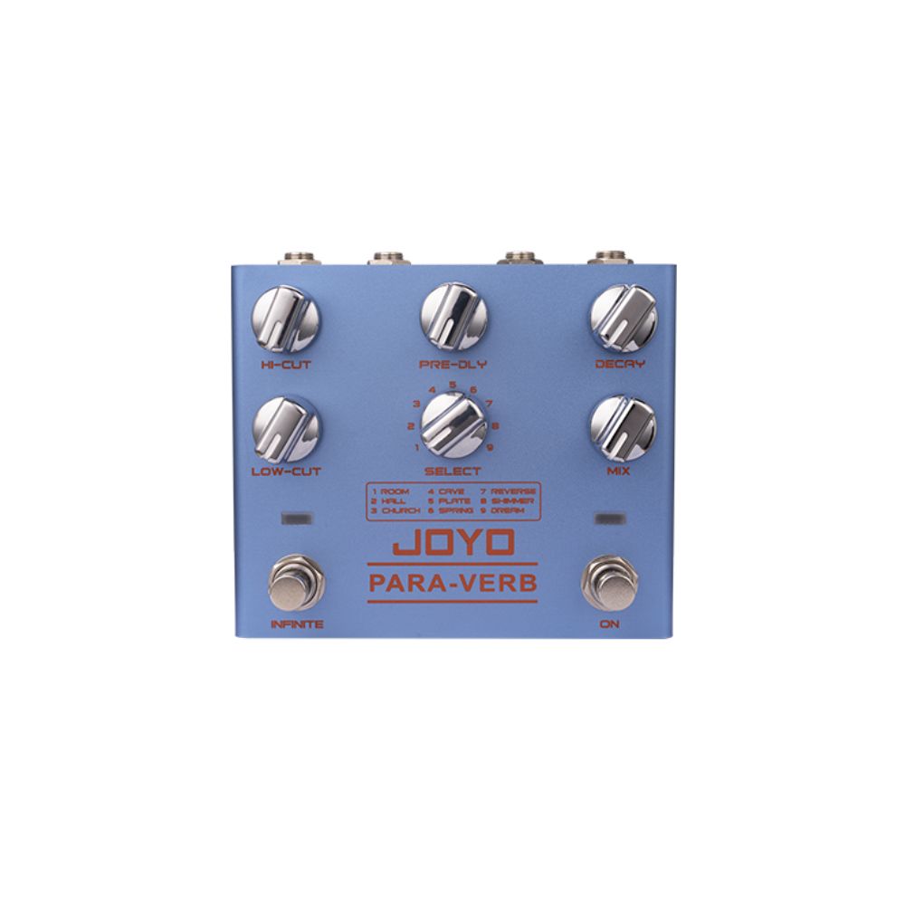 JOYO R-31 Para Verb Stereo Reverb Pedal Front