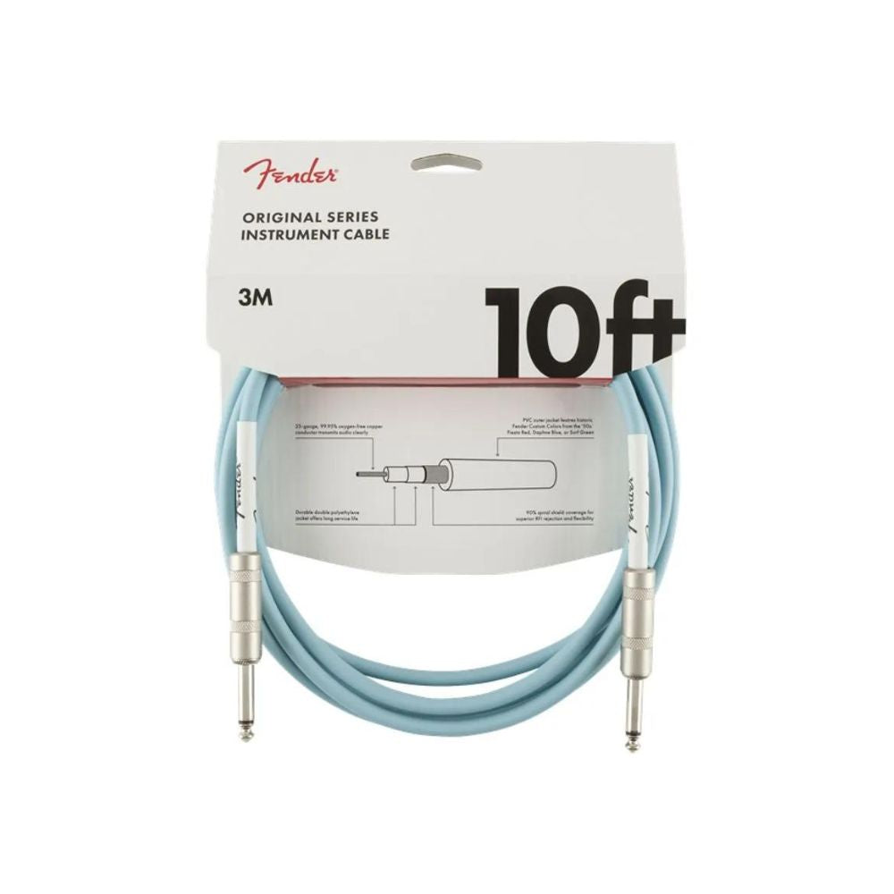 Fender Original Series Daphne Blue - 10ft Cable