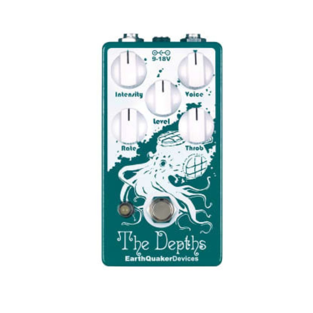 EarthQuaker Devices The Depths v2 Analog Optical Vibe Machine Pedal