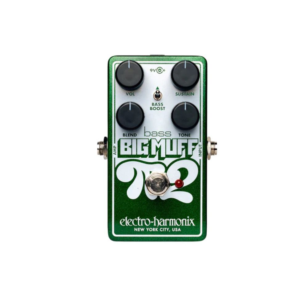 Electro-Harmonix Bass Big Muff Pi 2 Fuzz Effect Pedal Front