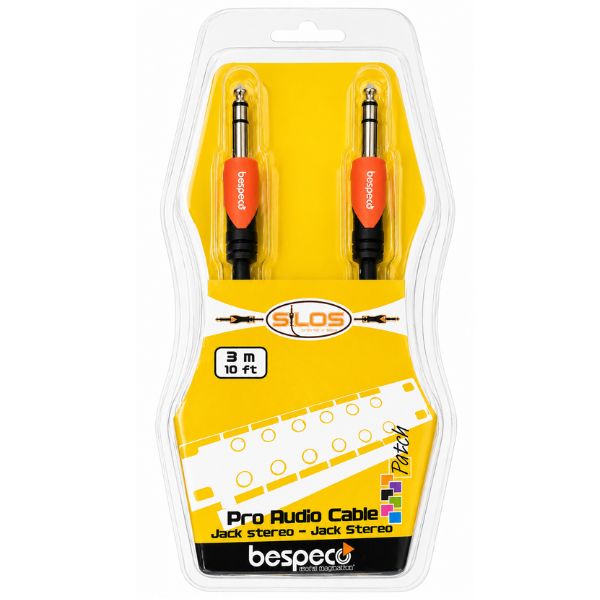 Bespeco SLSS300 TRS to TRS Instrument Cable - 3m